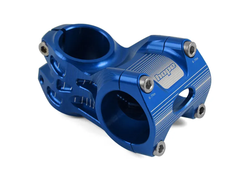 Hope AM Stem 20 Deg 50mm OS Stem in Blue