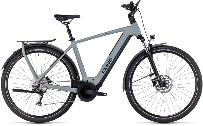 2024 Cube Kathmandu Hybrid One 750 - Electric Hybrid Bike - Swamp Grey