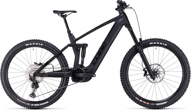 2023 Cube Stereo 160 HPC SLX 750 Hybrid Bike in Carbon/Reflex