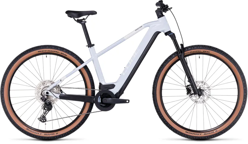 2024 Cube Reaction Pro 750 Hybrid Bike in Flash White