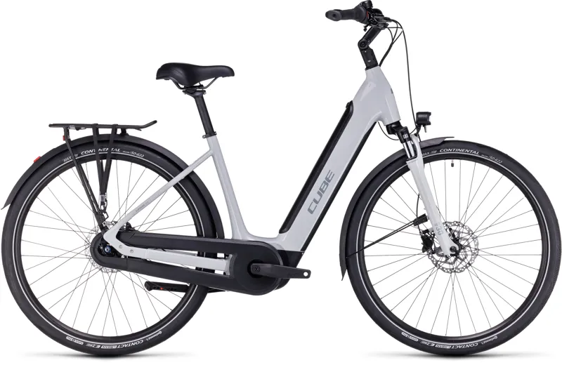 2024 Cube Supreme Hybrid One 500 - Electric Hybrid Bike - Grey