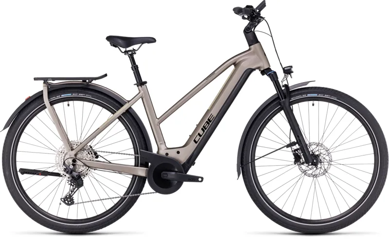 2024 Cube Kathmandu Hybrid Pro 750 - Electric Hybrid Bike - Flash Stone-1