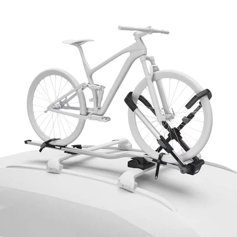 Thule 599 UpRide - Locking Upright Cycle Carrier - Silver-2