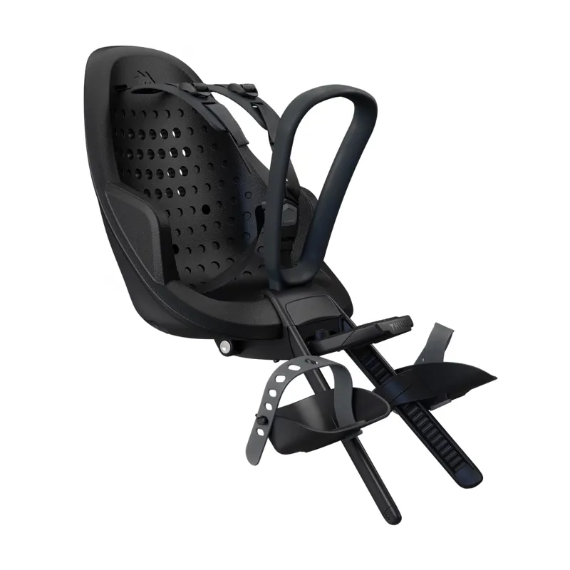 Thule Yepp 2 Mini Front Seat - Stem Mount - Midnight Black