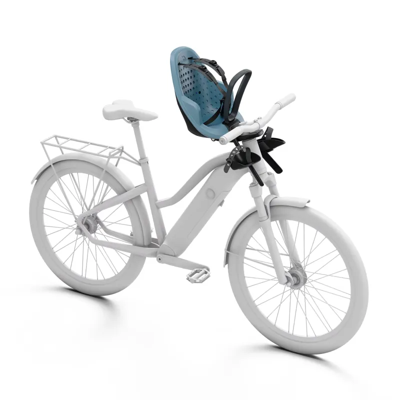 Thule Yepp 2 Mini Front Seat - Stem Mount - Aegean Blue-3