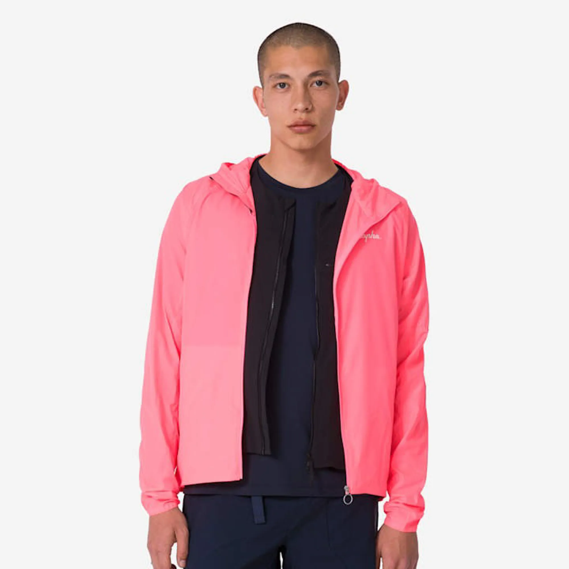 Rapha Men's Commuter Jacket High-Vis Pink1