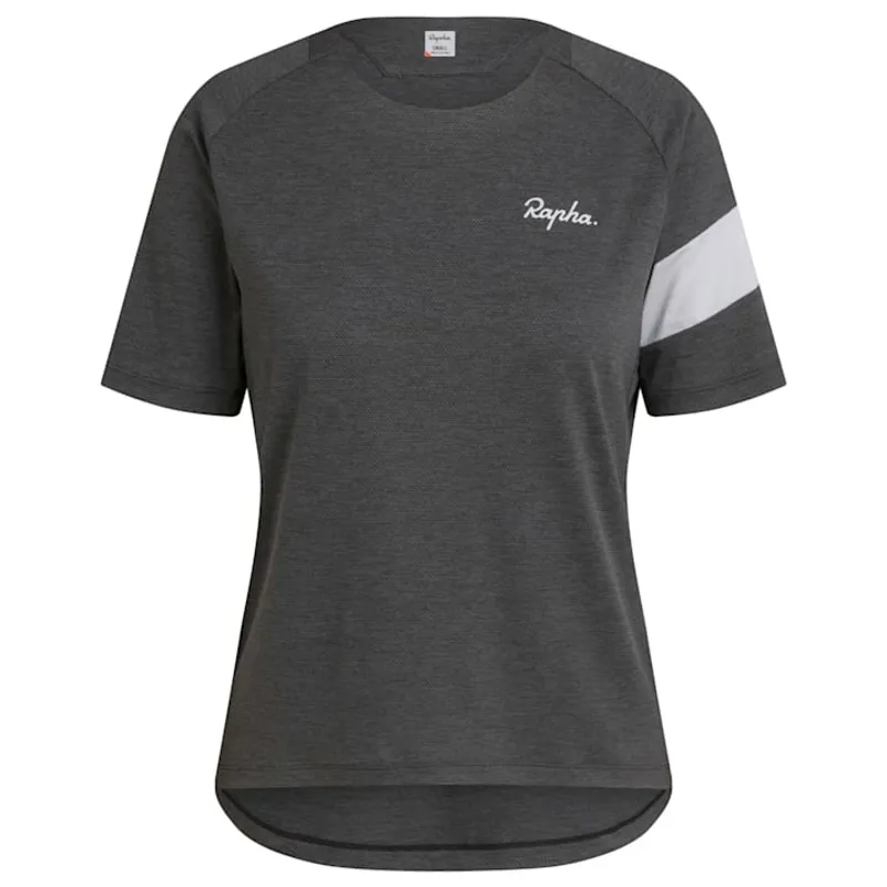 Rapha Women's Trail Technical T-Shirt - Dark Grey/Light Grey