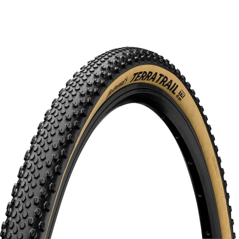 Continental Terra Trail Protection Tyre - Foldable Blackchili Compound: BLACK/CREAM 700 x 40c-1