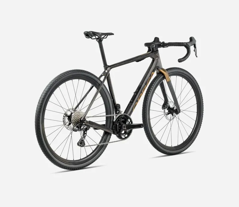 2025 Orbea Terra M30-Team 1x - Gravel Bike - Cosmic Carbon View / Metallic Olive Green-2