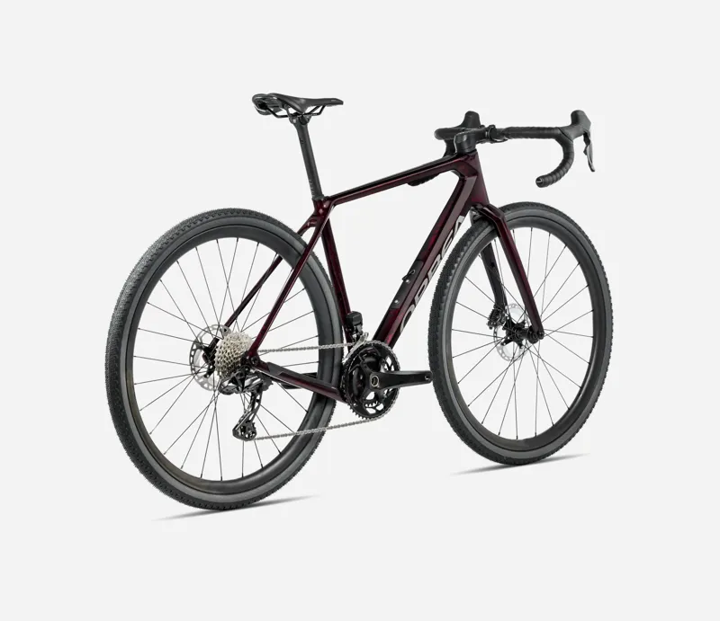 2025 Orbea Terra M30-Team - Gravel Bike - Wine Red Carbon View-2