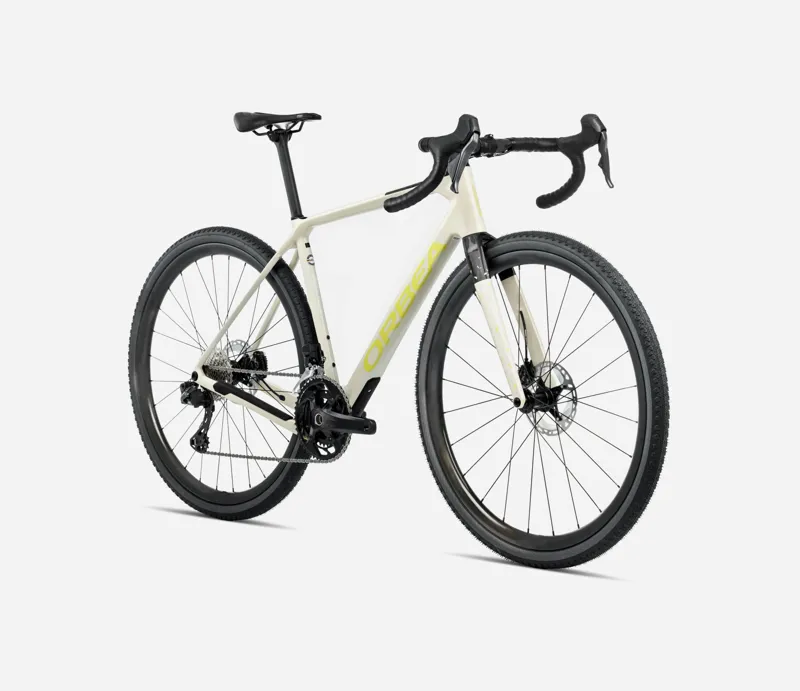 2025 Orbea Terra M20-Team - Gravel Bike - Ivory White / Spicy Lime-1