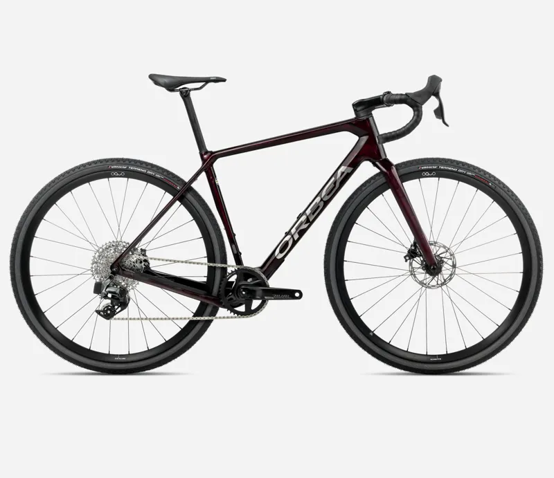 2025 Orbea Terra M31e-Team 1 x - Gravel Bike - Wine Red Carbon View