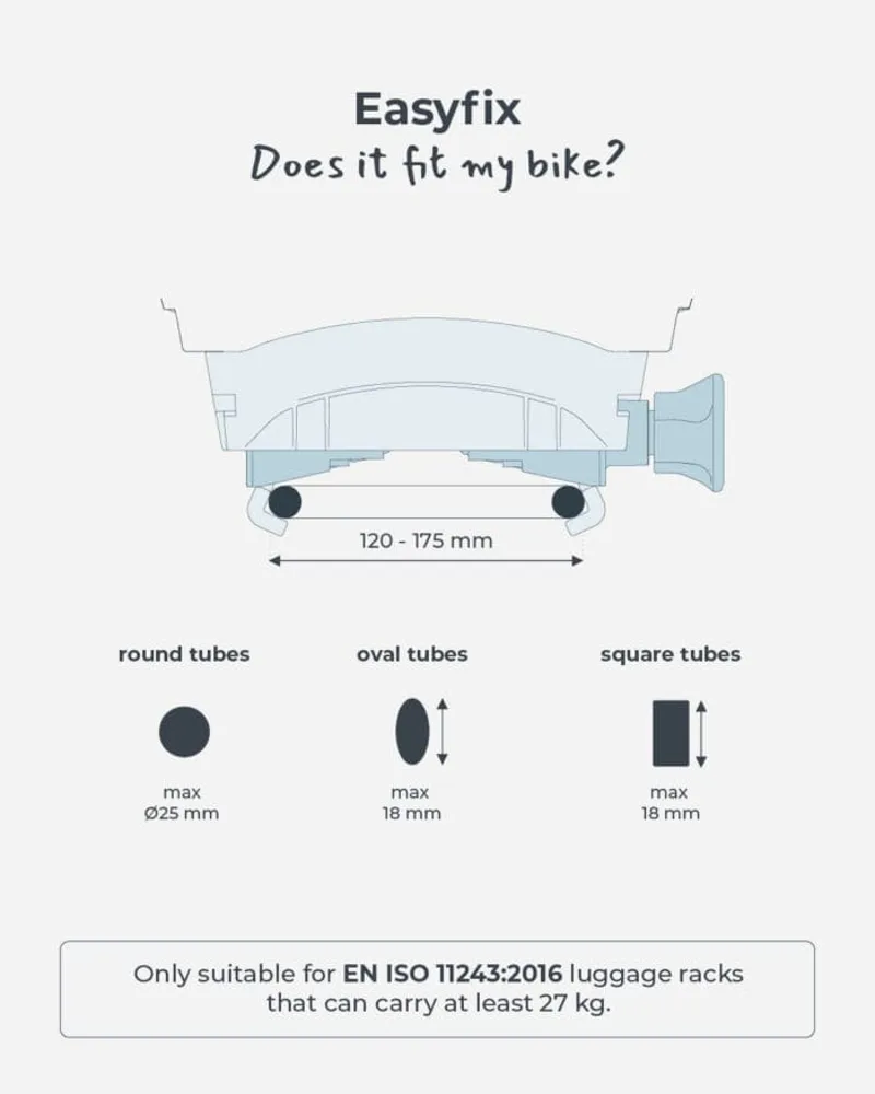 Urban Iki Rear Seat U-ME Easy Fix - Suzume Grey / Bincho Black-2