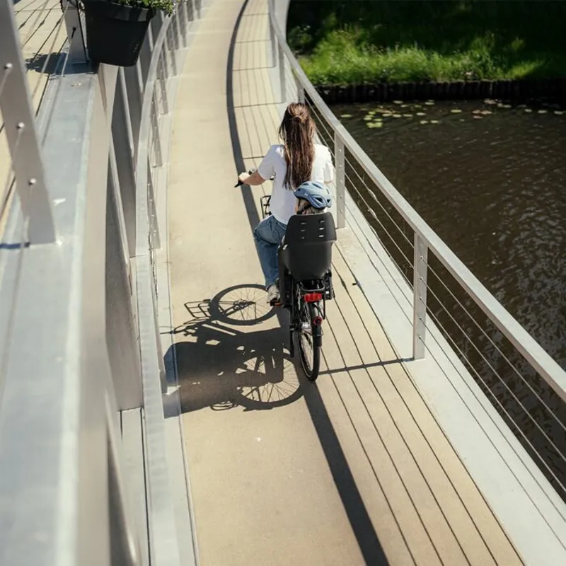 Urban Iki Rear Seat U-ME with Frame Mount - Bincho Black-4