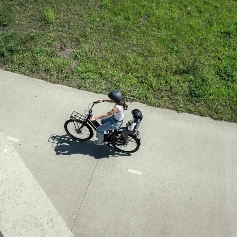 Urban Iki Rear Seat U-ME with Frame Mount - Suzume Grey + Bincho Black-3