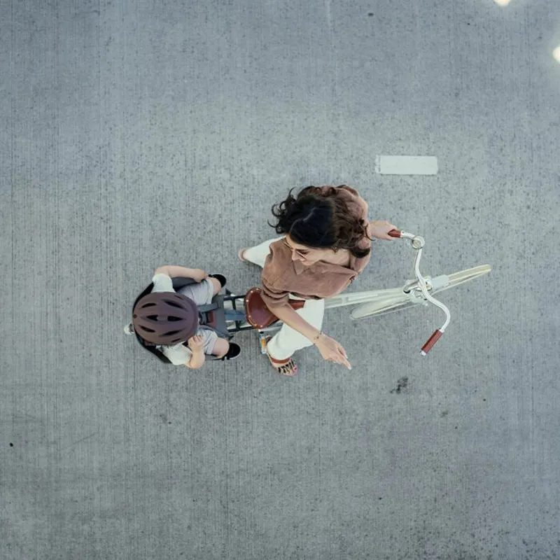 Urban Iki Rear Seat U-ME with Frame Mount - Suzume Grey + Bincho Black-6