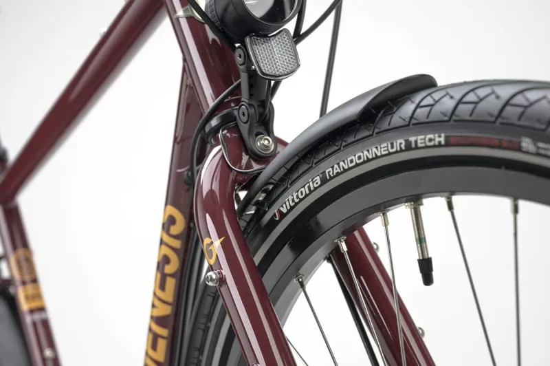 Genesis Tour De Fer 40 - Steel frame Gravel / Touring Bike - Queen Crimson-4