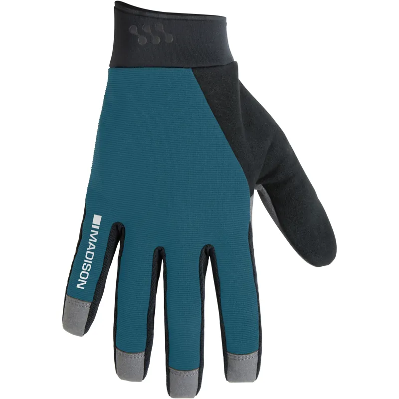 Madison Freewheel Gel Pad Trail Gloves / Lake Blue