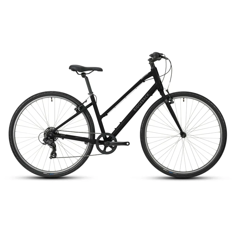 Ridgeback Comet - Open Frame Hybrid Bike - Black