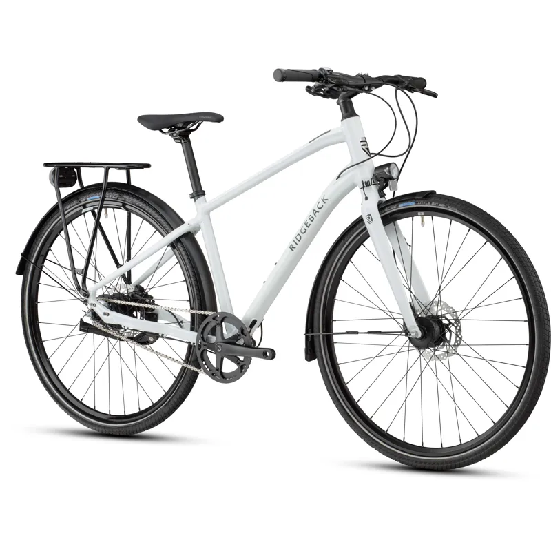 Ridgeback Supernova EQ - Hybrid Bike - White-1