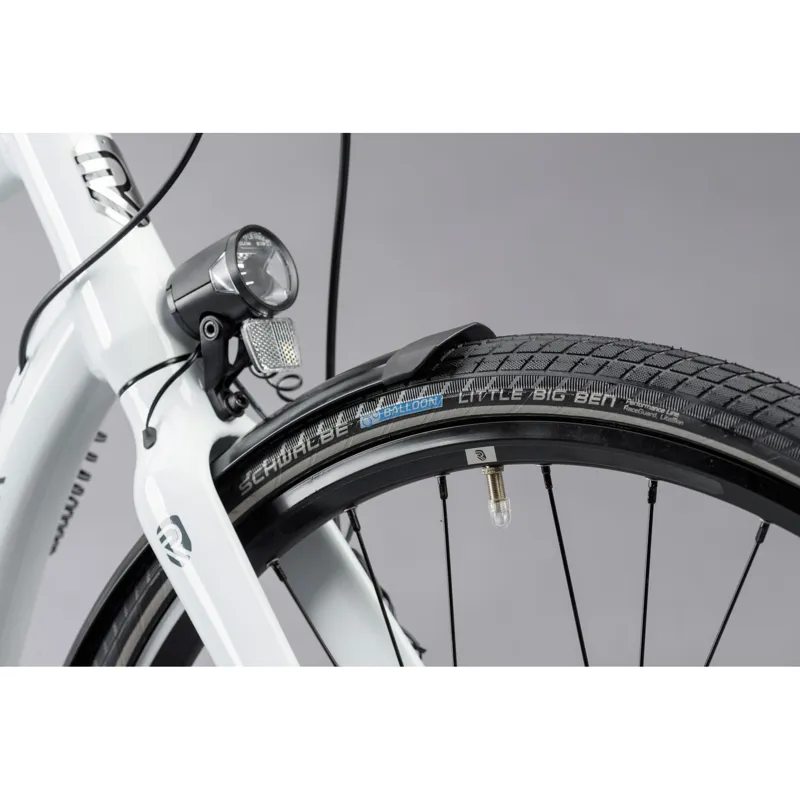 Ridgeback Supernova EQ - Hybrid Bike - White-7