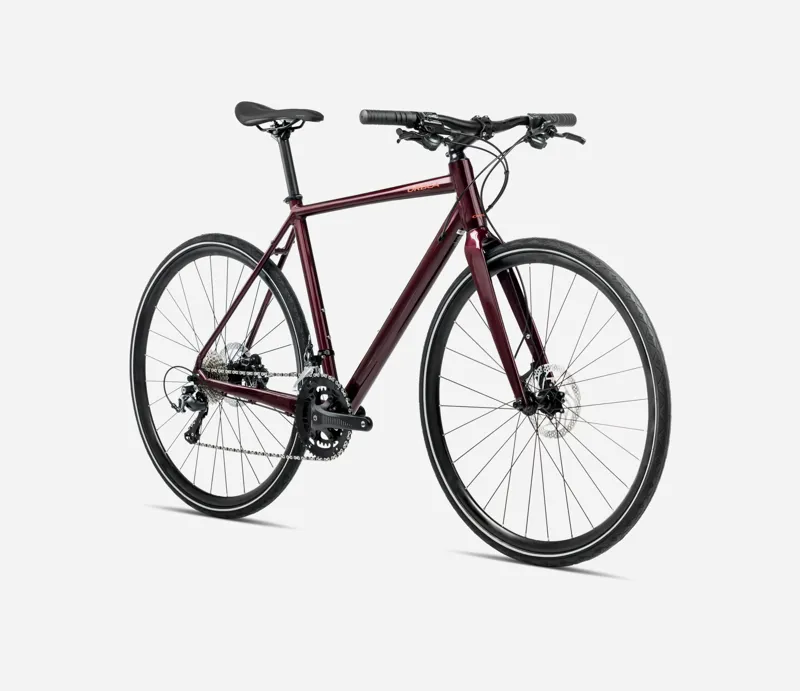 2025 Orbea Vector 30 - Hybrid Bike - Metallic Burgundy Red-1