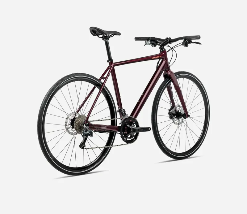 2025 Orbea Vector 35 - Hybrid Bike - Metallic Burgundy Red-2