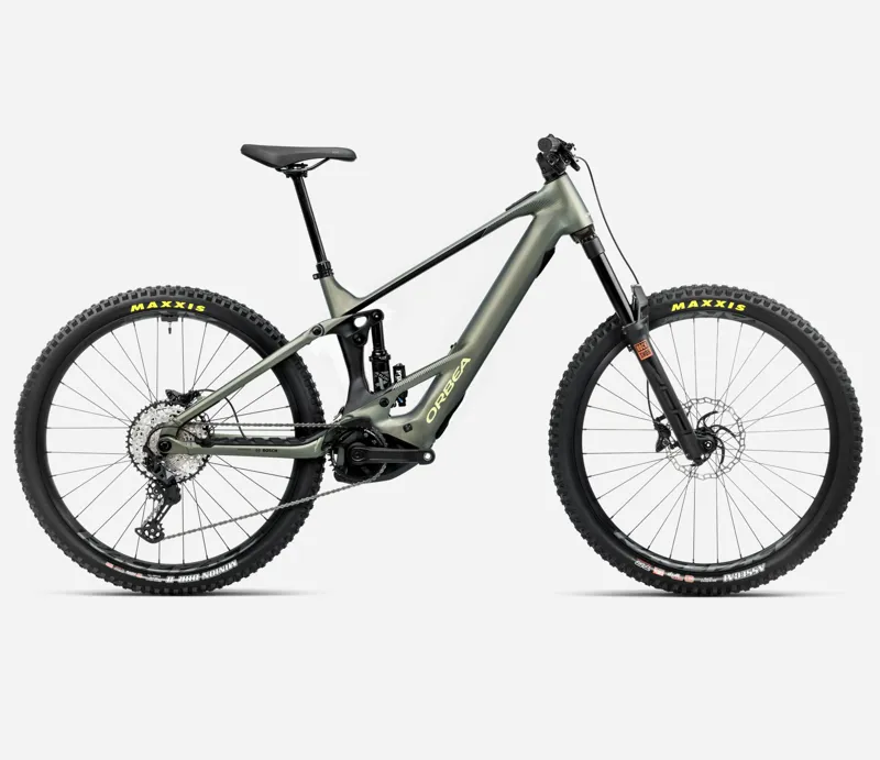 2025 Orbea Wild H20 - Electric Full Suspension Mountain Bike - Spaceship Green / Black