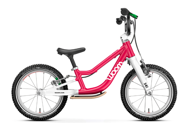woom GO 1+ - Lightweight Balance Bike - Hot Pink