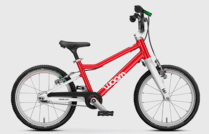 woom GO 3 Automagic - 16 inch Lightweight Kids Bike - woom Red