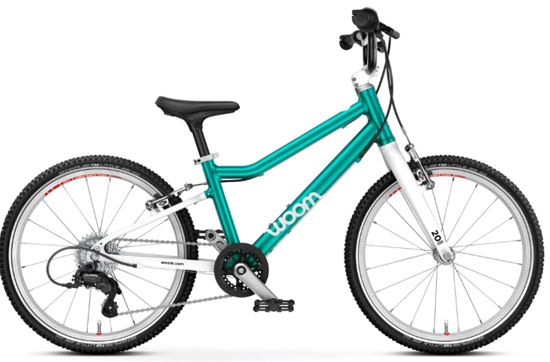 woom GO 4 - 20 inch Lightweight Kids Bike - Metallic Turquoise