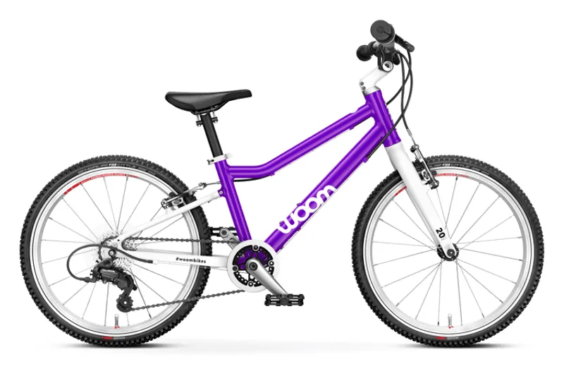 woom ORIGINAL 4 - 20 inch Lightweight Kids Bike - Purple
