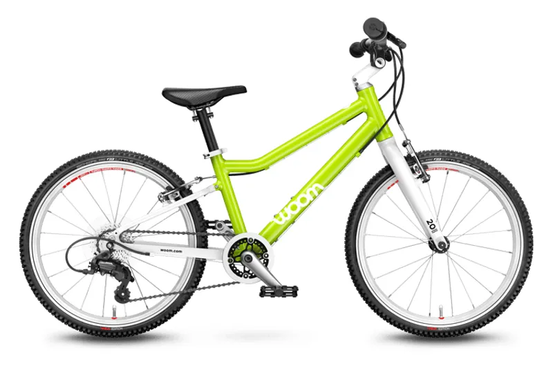 woom ORIGINAL 4 - 20 inch Lightweight Kids Bike - Lizard Lime