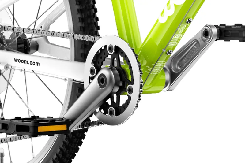 woom ORIGINAL 4 - 20 inch Lightweight Kids Bike - Lizard Lime-4