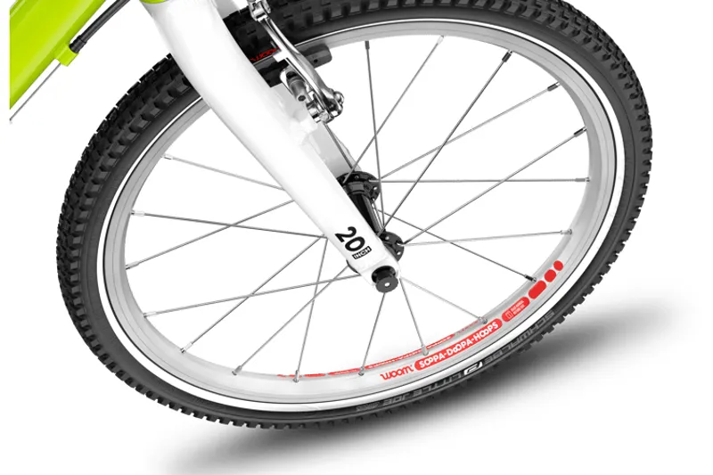 woom ORIGINAL 4 - 20 inch Lightweight Kids Bike - Lizard Lime-8