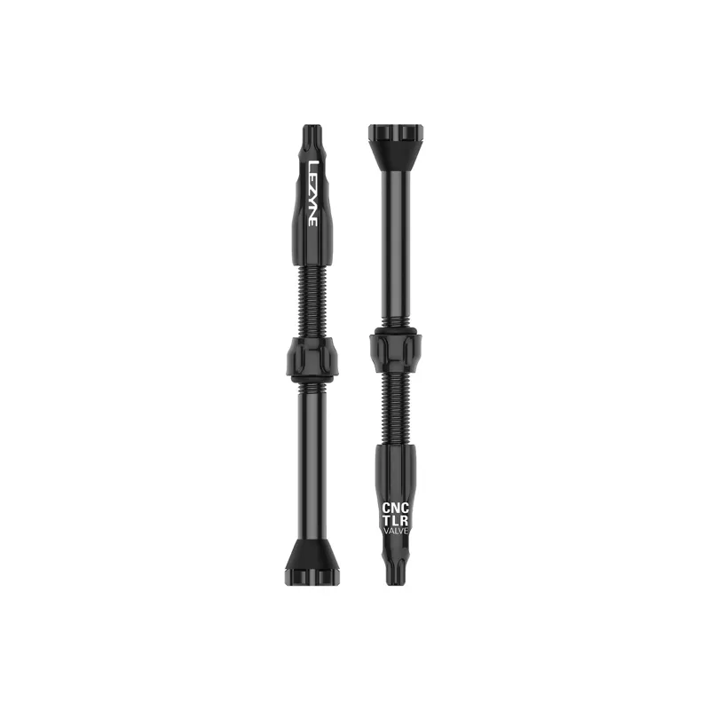 Lezyne CNC TLR 60mm Tubeless Valves in Black
