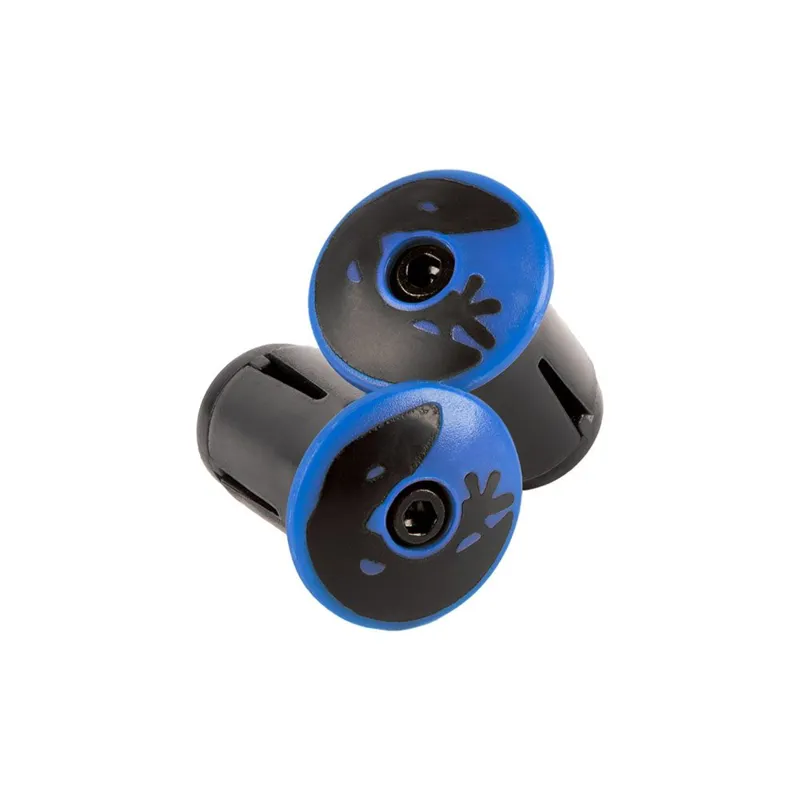 Lizard Skins DSP Bar Tape V2 Screw-in End Plugs in Sky Blue-2