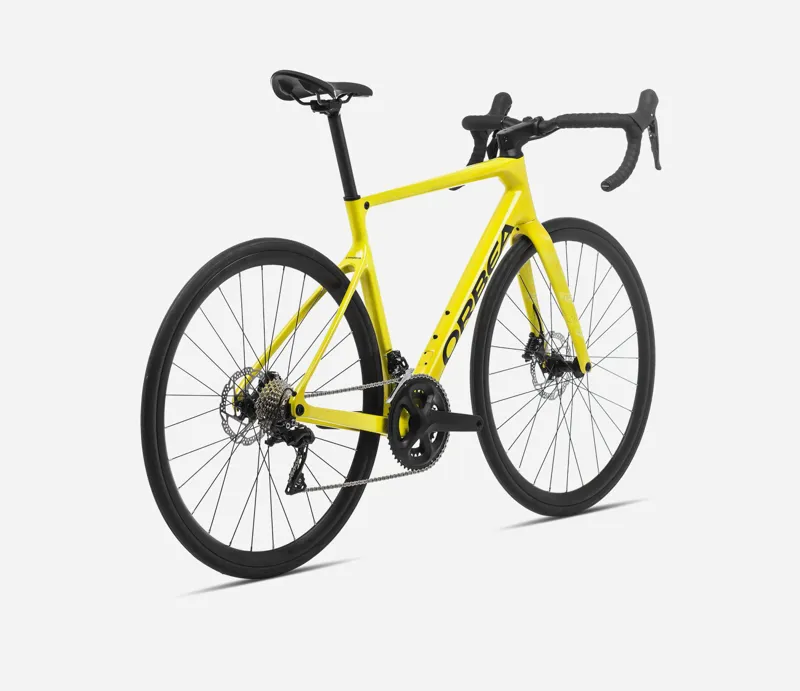 2023 Orbea Orca M30i  - Carbon Road Bike - Yellow and Night Black-1