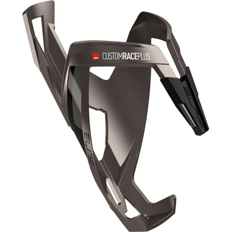 Elite Custom Race Plus Bottle Cage - Titanium / Black
