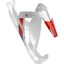 Elite Custom Race Plus Bottle Cage - White / Red