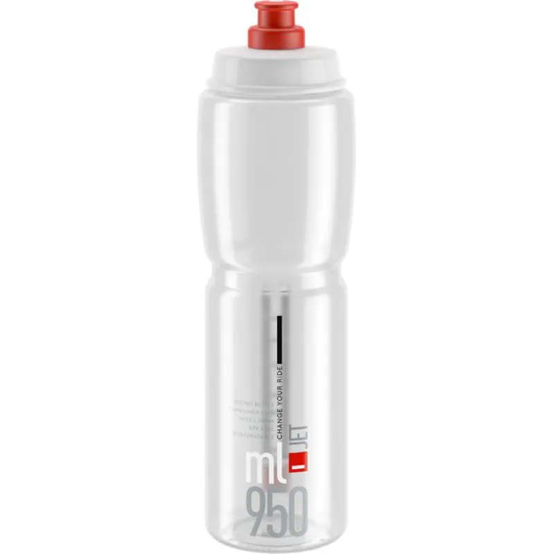 Elite Jet Clear/Red water bottle-2