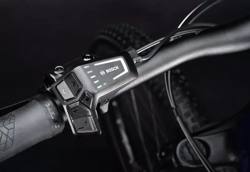 2024 Haibike Alltrack 4 - Electric Hardtail Mountain Bike - Cool Blue / Leather-9