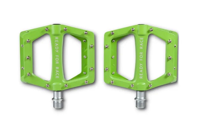 RFR Flat CMPT Pedals in Green