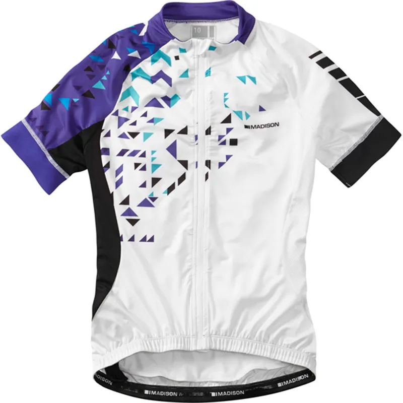 Madison Sportive Short Sleeved Womens Jersey in White-1