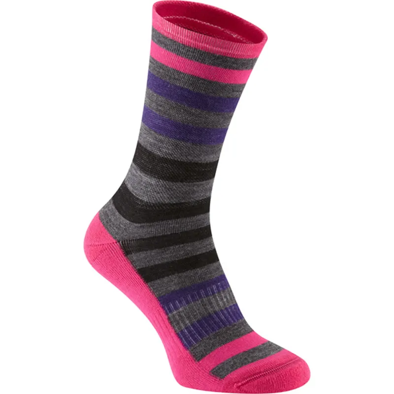 Madison Isoler Merino 3-Season Socks in Pink-1