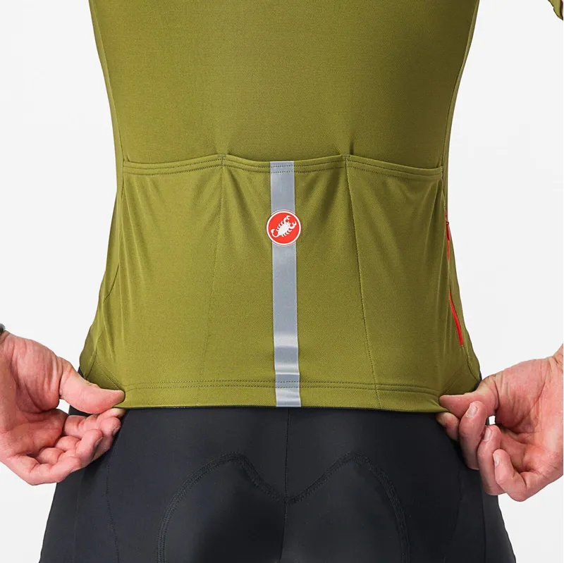 Castelli Classifica Jersey - Avocado Green-4
