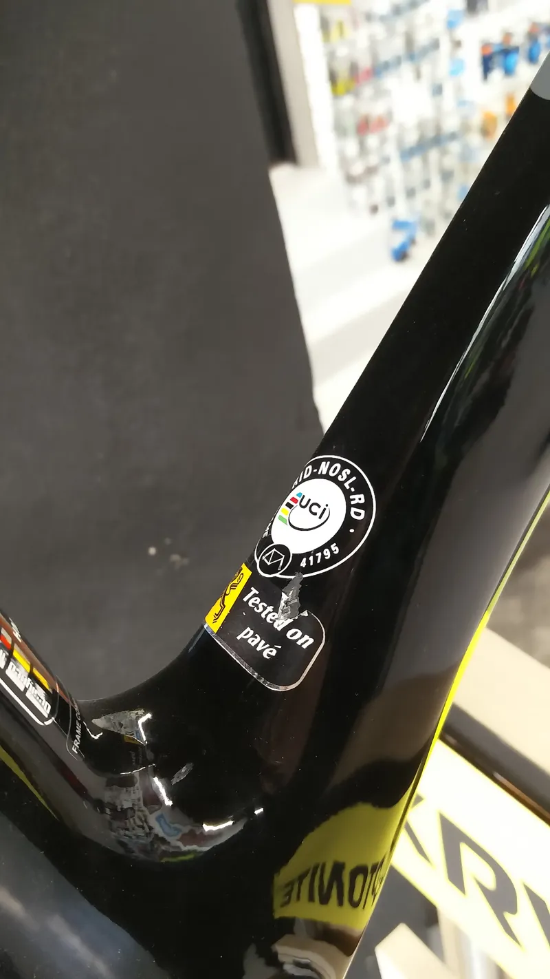 Ridley Noah SL Road Frameset in Black/Yellow - Shop Soiled-1