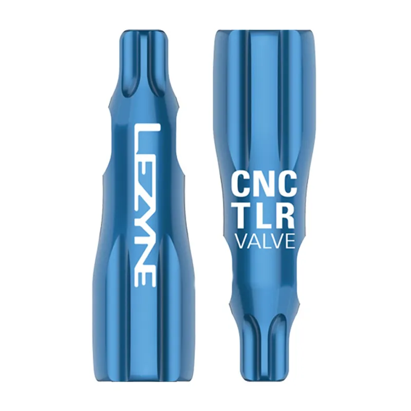 Lezyne CNC TLR Tubeless Valve Caps Only in Blue