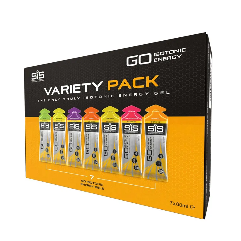 SiS - GO Isotonic Gel Variety Pack - 16 x 7 Gels