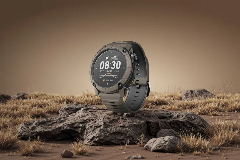 Coros NOMAD GPS Watch in Brown-4